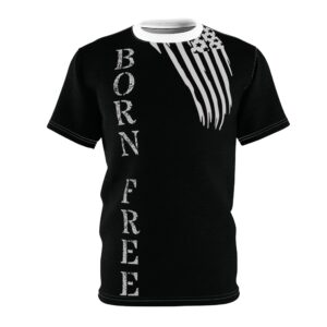 Born Free Mens Black Tee